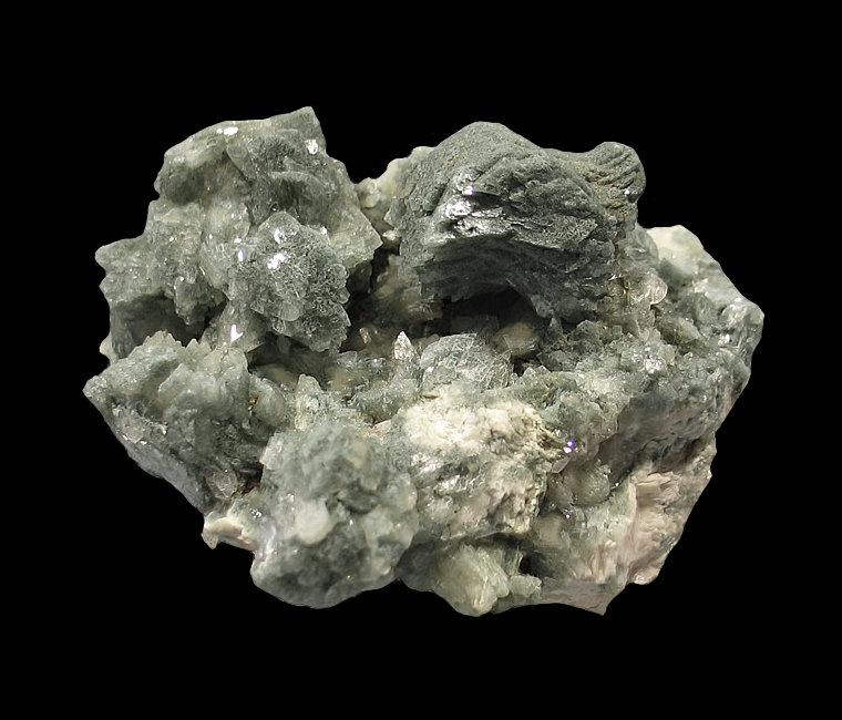 Heulandite with Celadonite inclusions, Jalgaon, Maharashtra, India